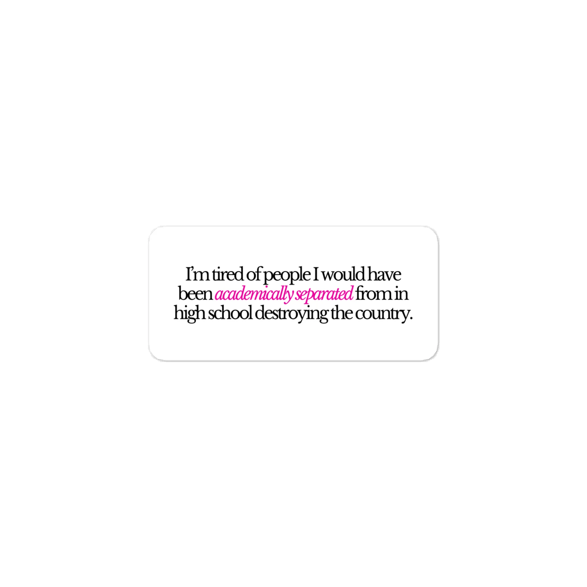 I’m Tired of People Sticker product image (1)