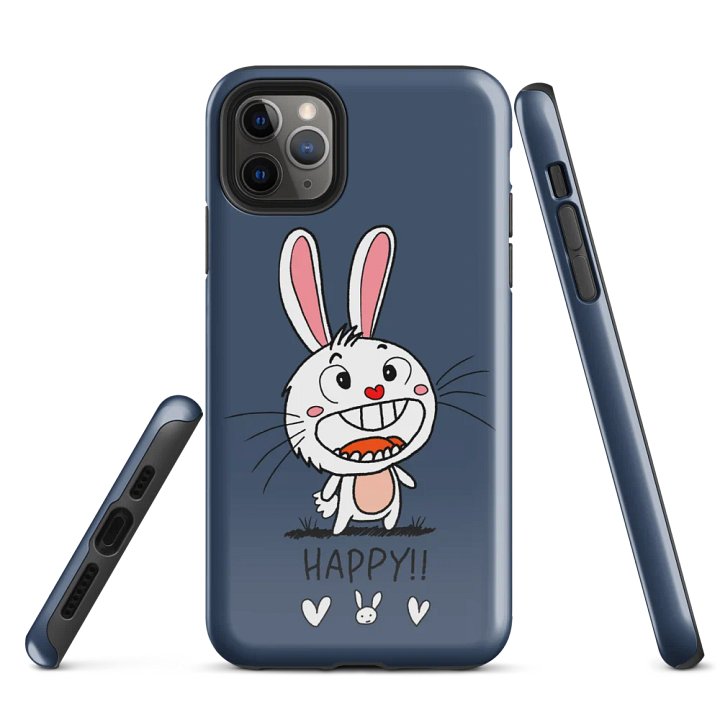 Smiling Bunny iPhone® Tough Case product image (3)