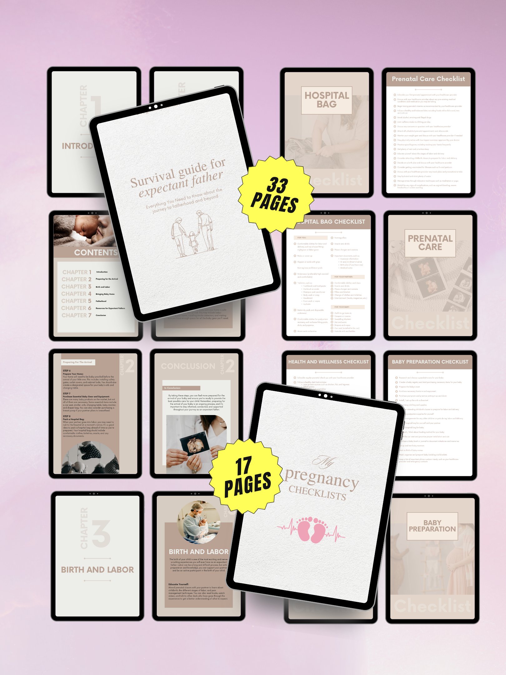 Pregnancy eBook Bundle | 7 Digital Products for New Moms | MRR PLR Bundle product image (8)