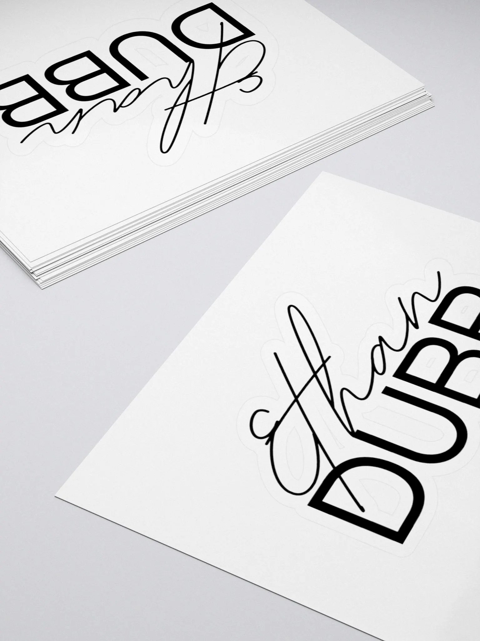 Script Logo Sticker product image (4)