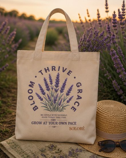 Botanical - Lavender Tote