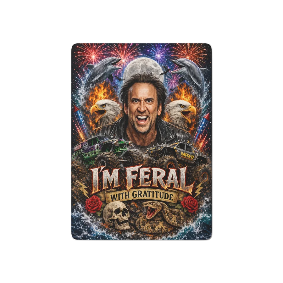 Feral With Gratitude Cards product image (1)