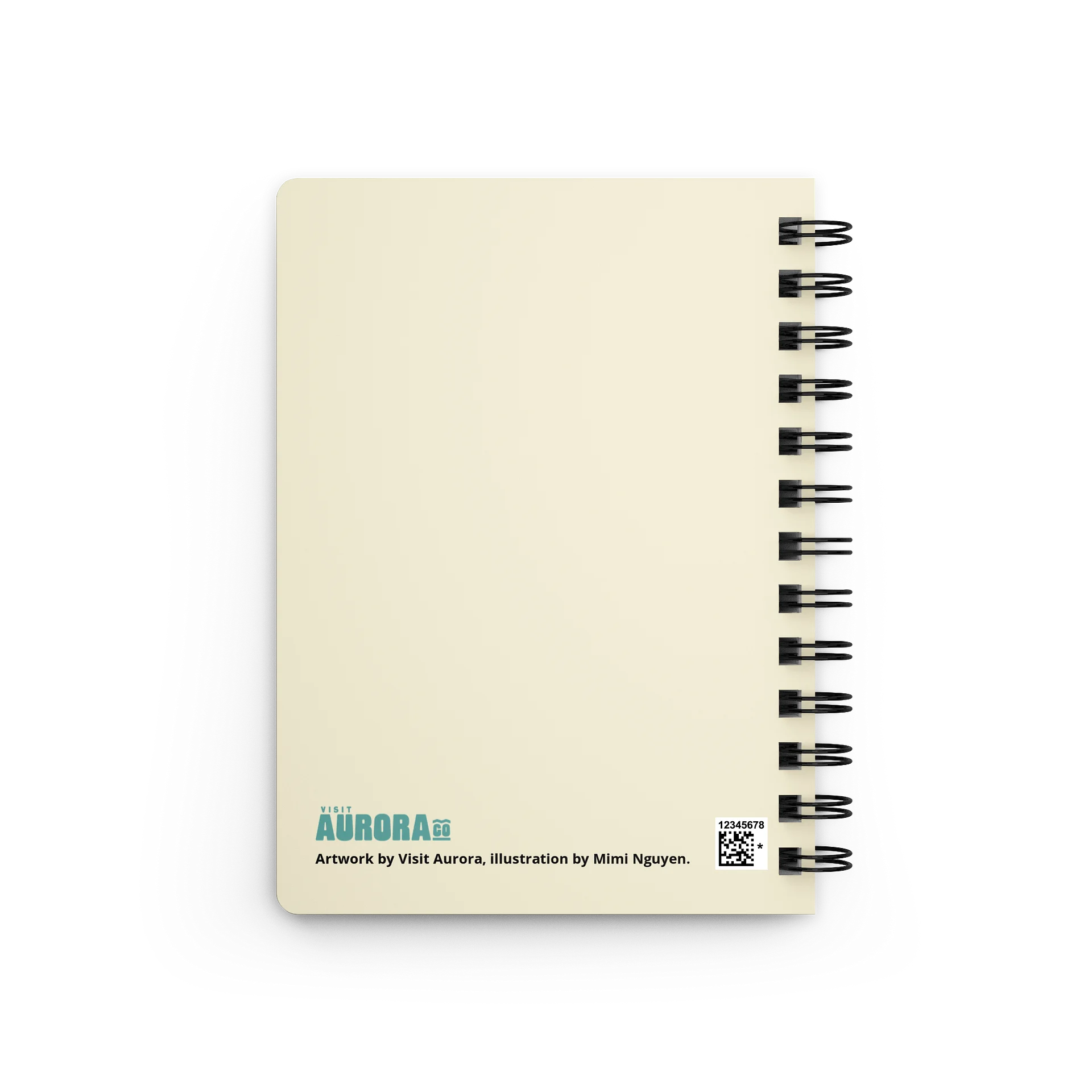 Aurora Cityscape Spiral Notebook product image (2)