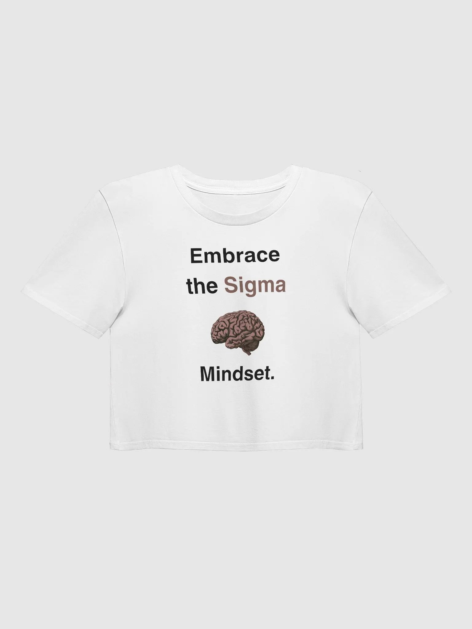 Embrace the Sigma Mindset Relaxed Fit Crop Top product image (1)