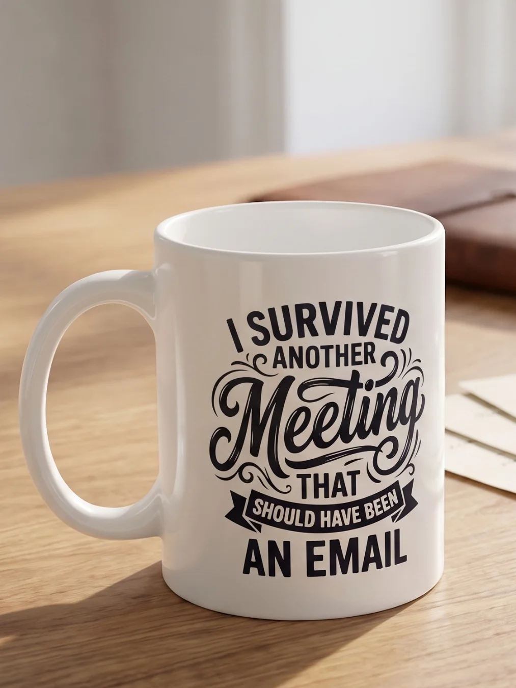 I Survived Another Meeting That Should Have Been an Email Mug – Funny Office Coffee Cup product image (5)