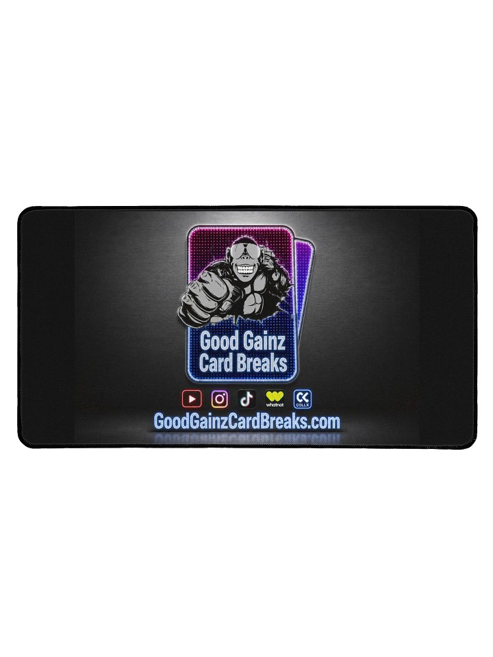 2026 Good Gainz Charcoal Mode Logo - Break Mat product image (1)