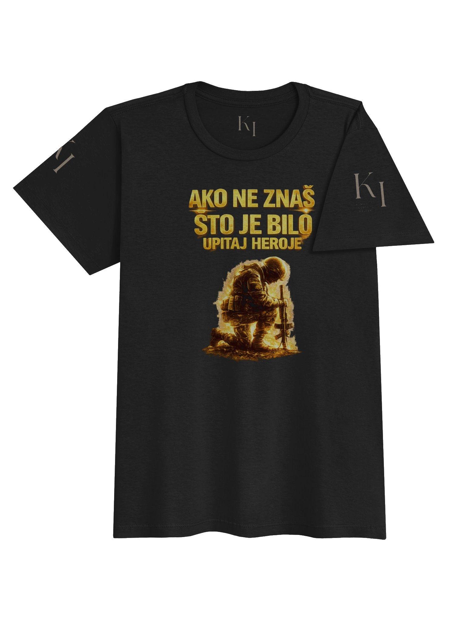 AKO NE ZNAŠ,UPITAJ HEROJE - ŽENSKA MAJICA KRATKIH RUKAVA product image (4)