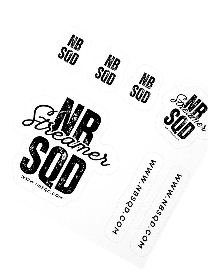 NBSQD Streamer / Gamer Sticker Pack – Rep the Squad. Rule the Game. product image (5)