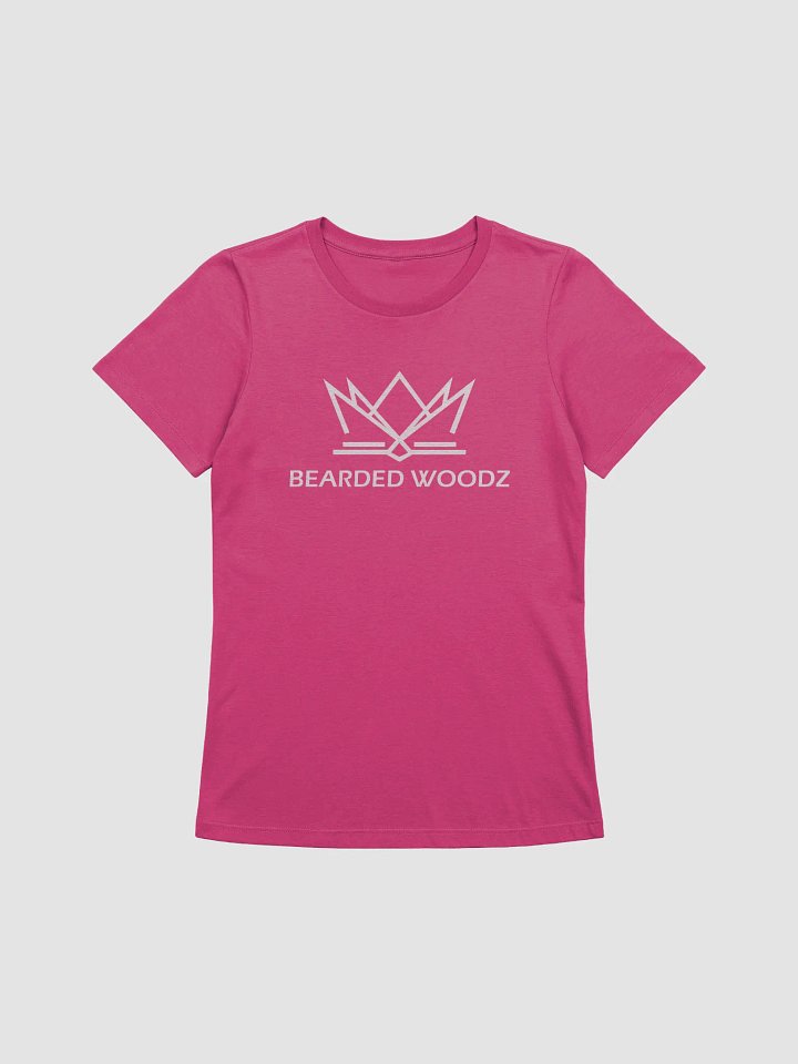 Women's Bearded Woodz Relaxed-fit T-Shirt (White Embroidery) product image (1)