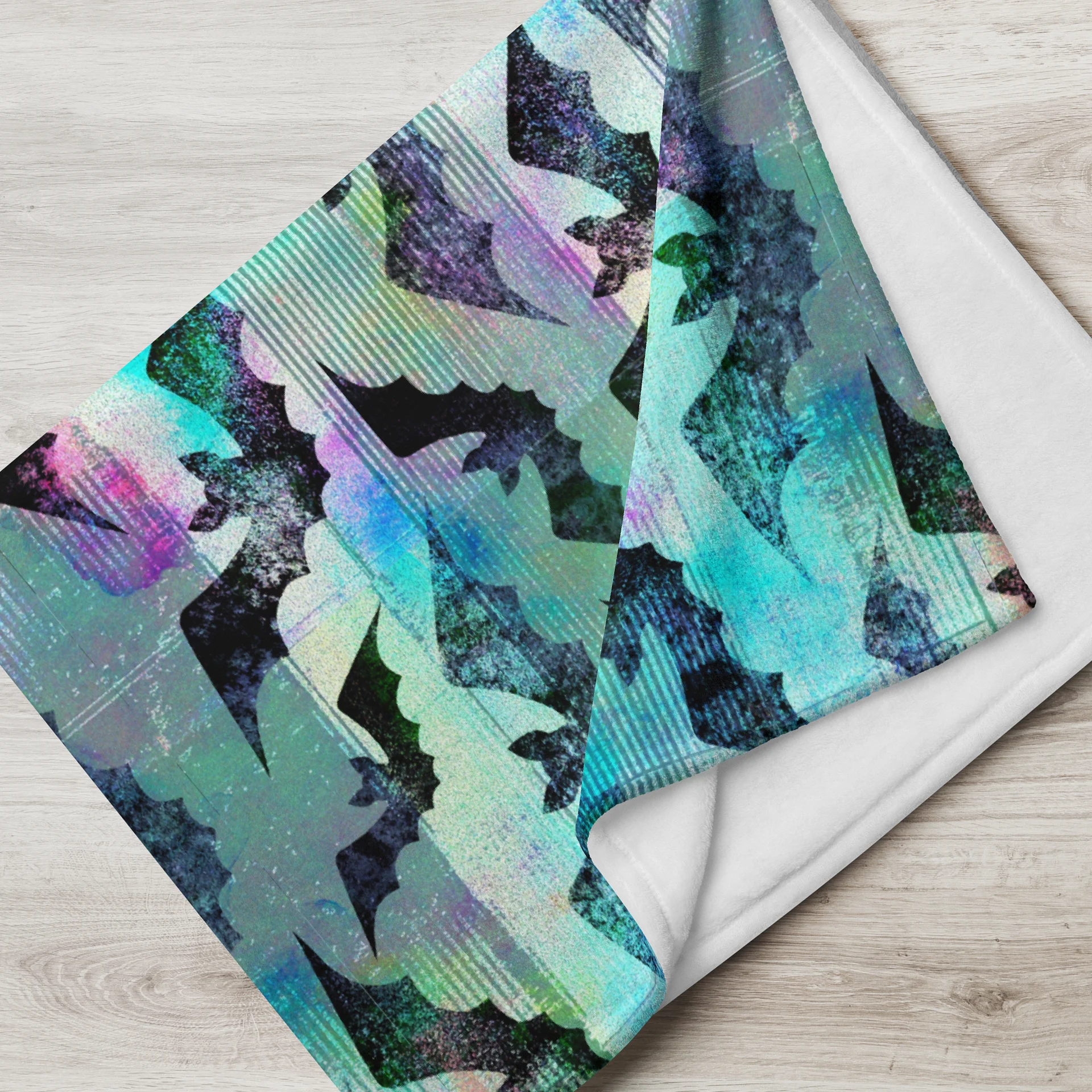 Sea of Bats Throw Blanket product image (2)