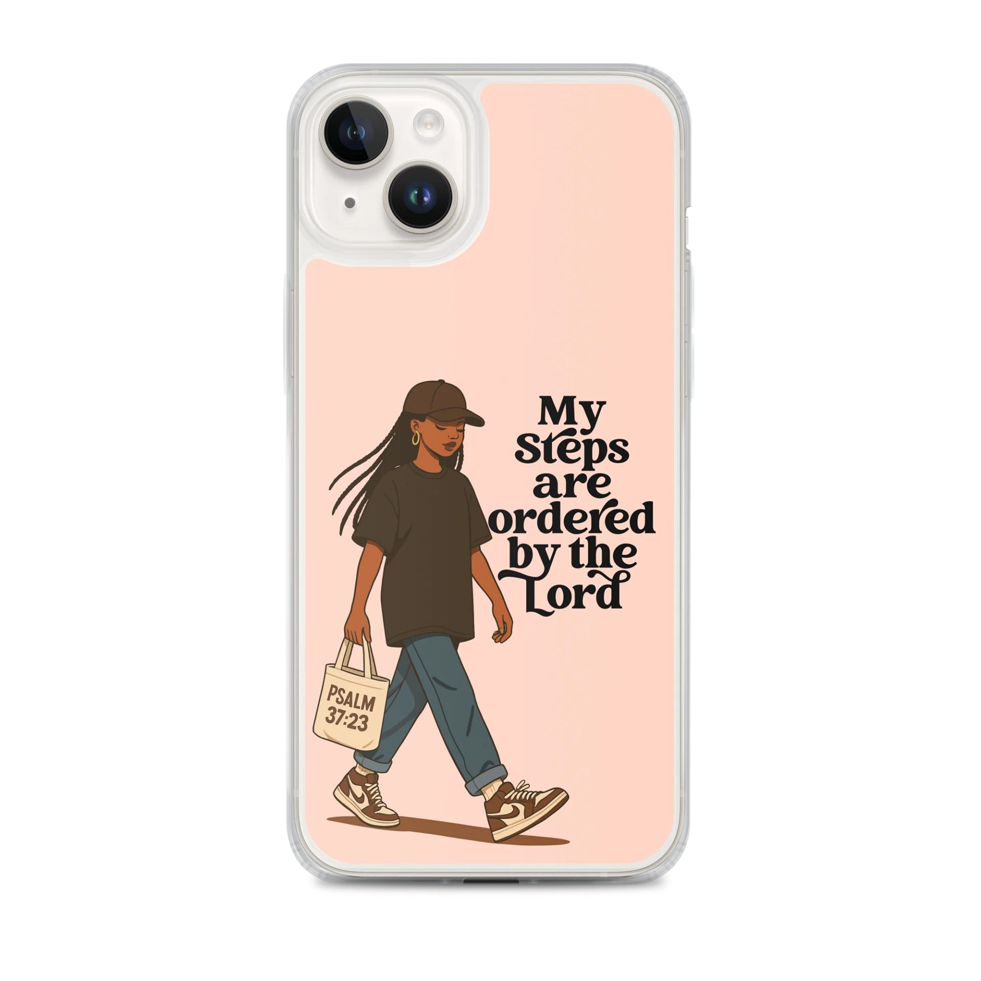 My Steps Are Ordered by the Lord iPhone Clear Case product image (1)