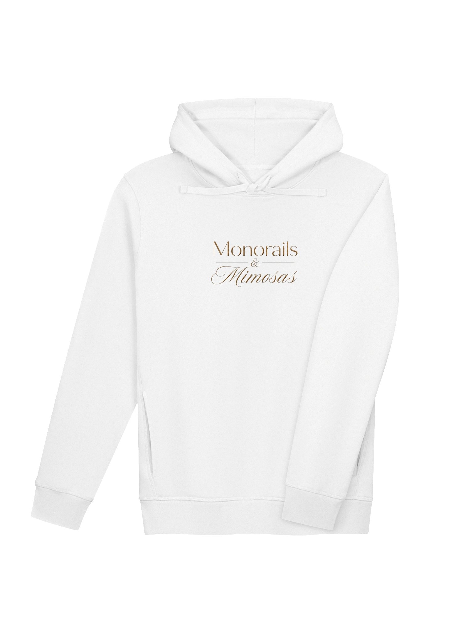 Monorails & Mimosas Hoodie White product image (4)