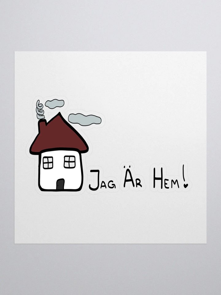 Sticker - Jag Är Hem product image (1)
