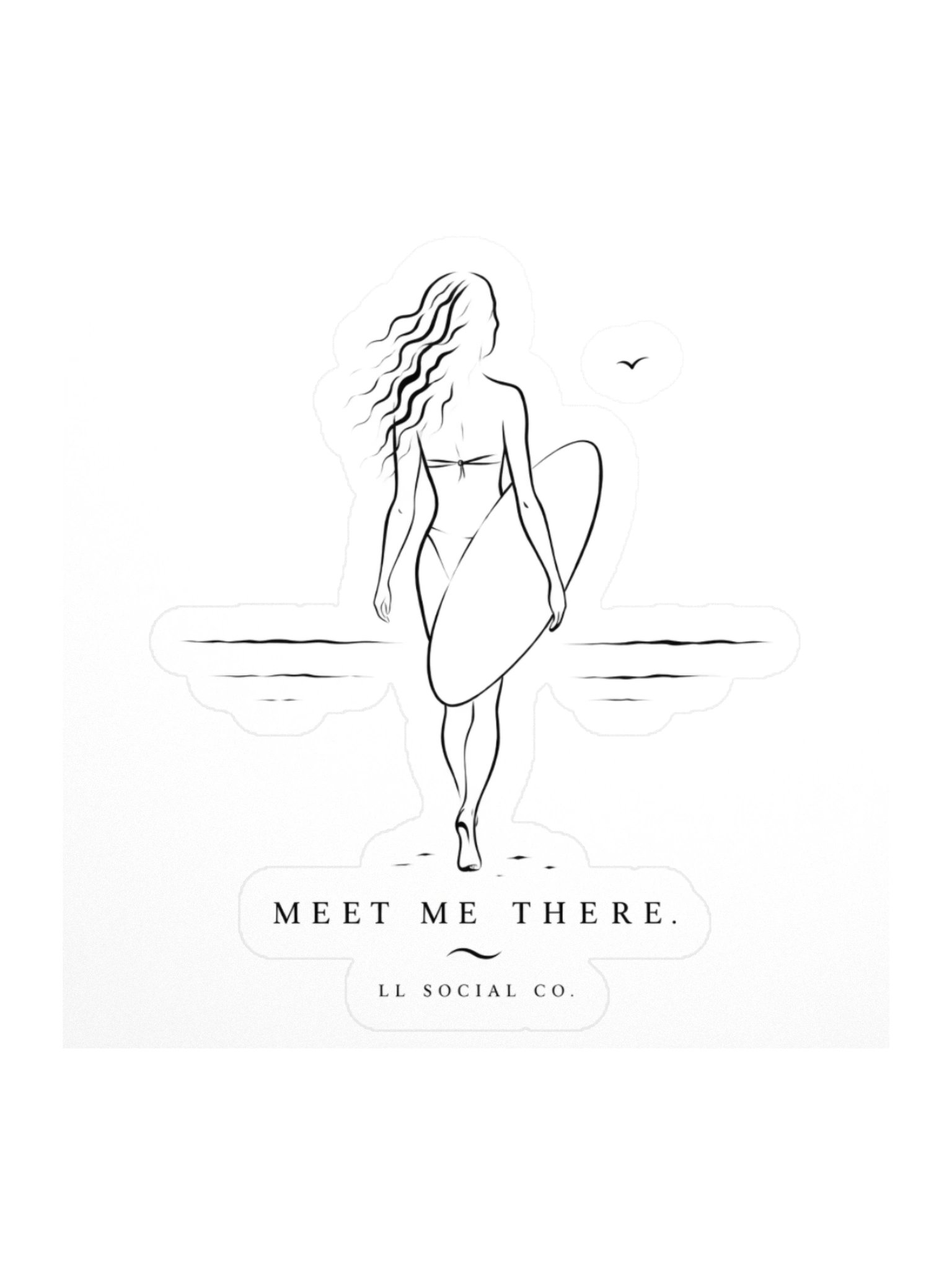 LL Social Co. Meet Me There Sticker product image (2)