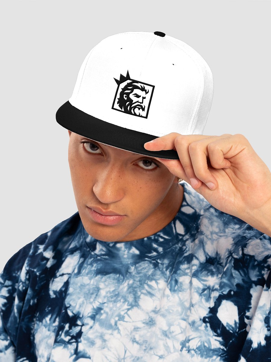LAF Otto Wool Snapback Cap (White) product image (5)