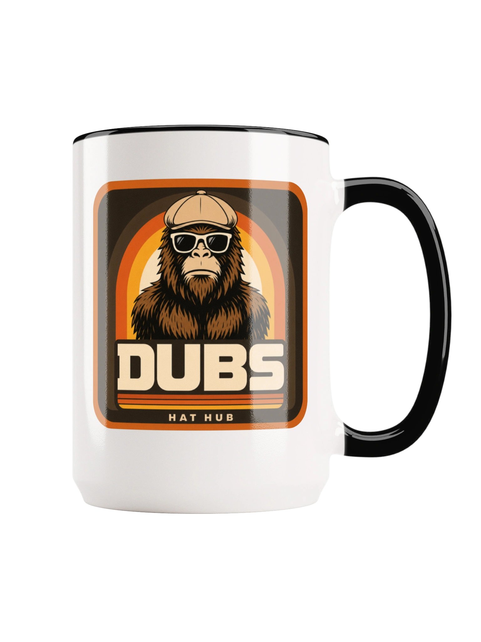DUBS HAT HUB RETRO COFFEE MUG product image (1)