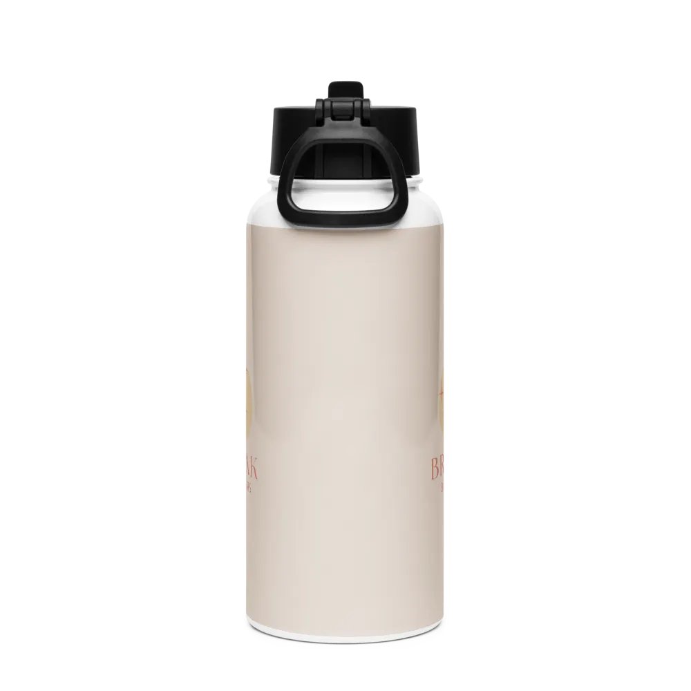 Stainless Steel Water Bottle with a Straw Lid SWFB0105 product image (4)