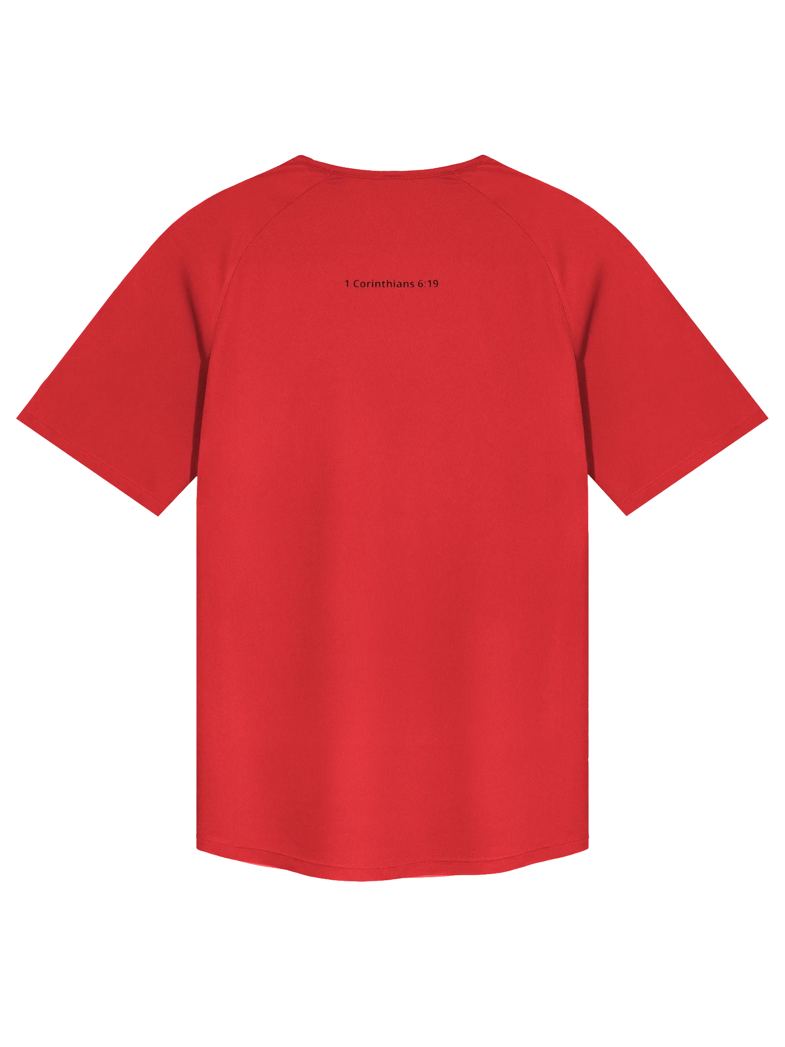 His House Mens Performance Crew Collar T-Shirt -Black Logo by His House