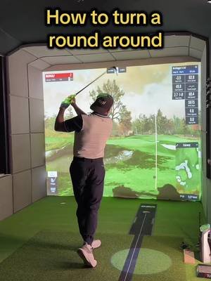 That’s how you turn a round around… little HIO action on bootleggers #golf #simgolf #golfsim #golfsimulator #holeinone