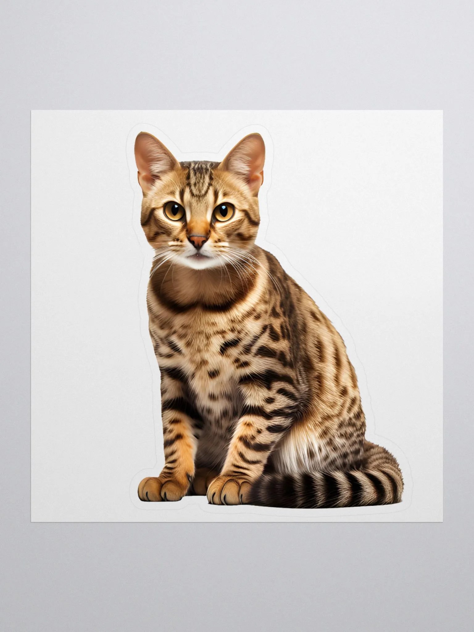 Bengal Beauty Cat Stickers product image (1)