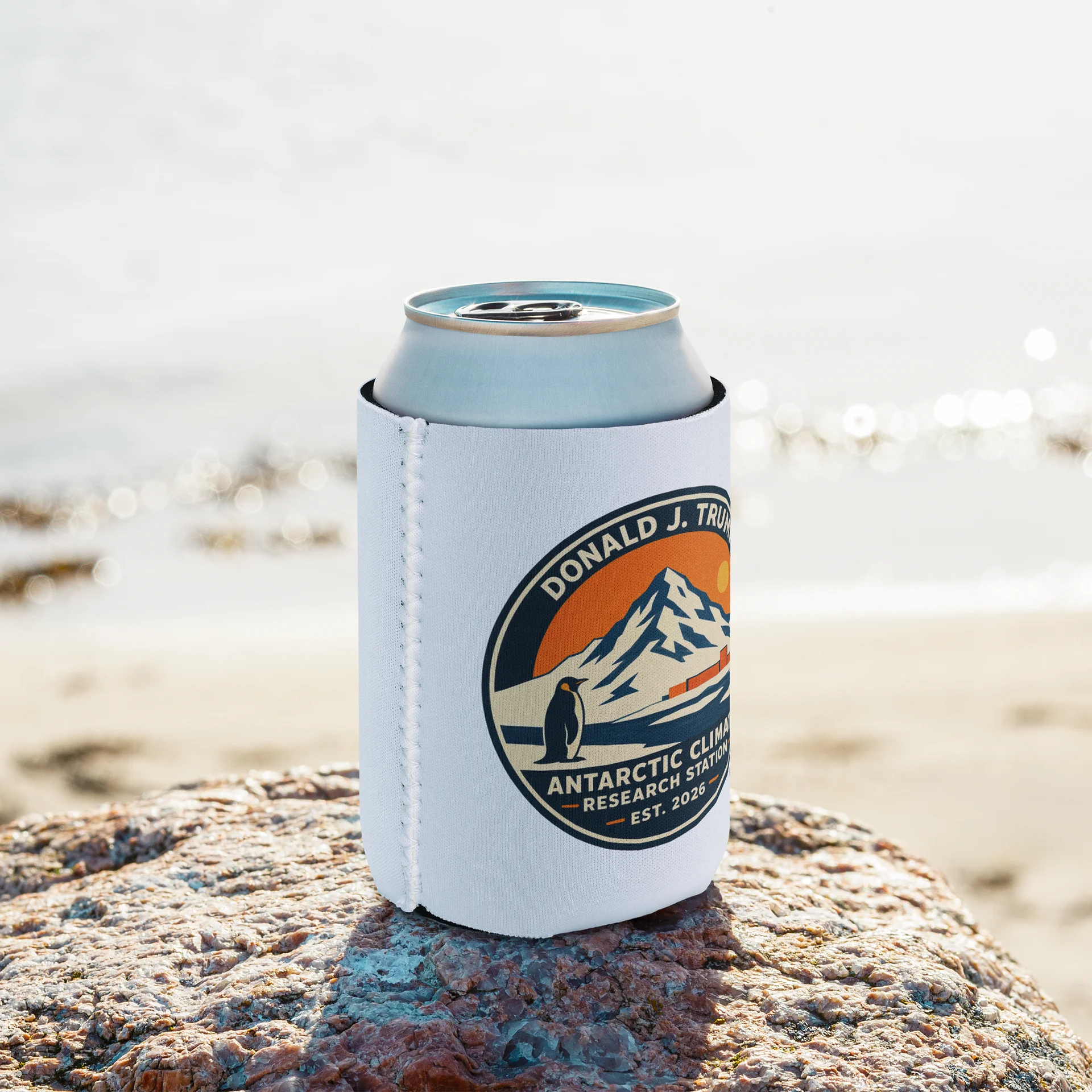 Coozie Can Cooler - Donald J. Trump Antarctic Climate Research Station™ product image (12)