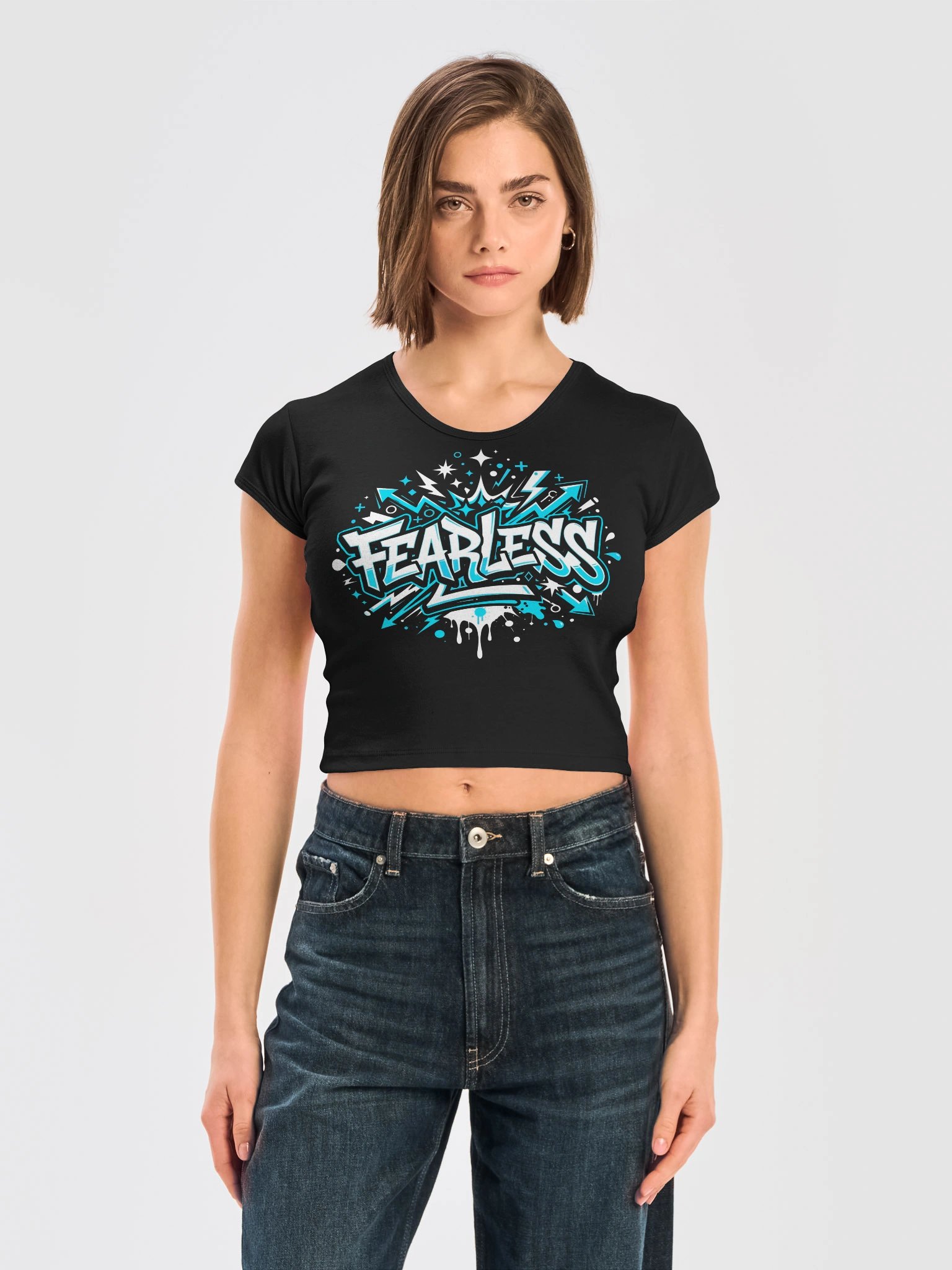 Fearless Graffiti Baby Tee product image (1)