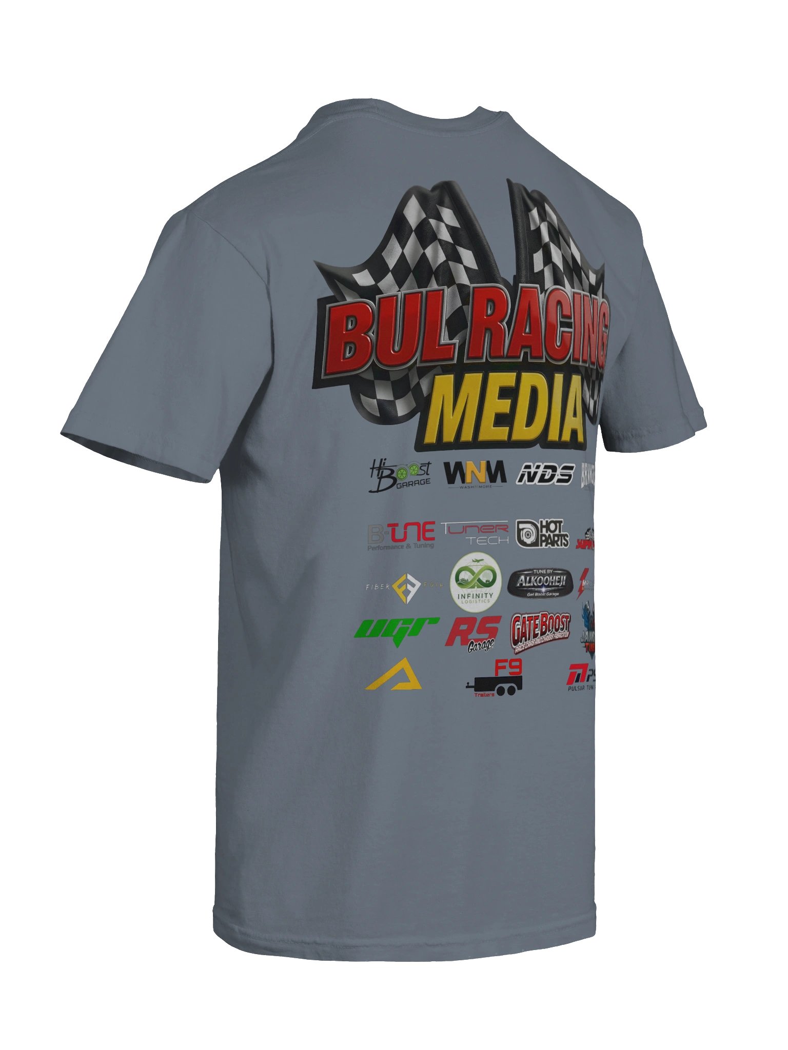 BULRACING media -Dyed Heavyweight T-Shirt Team - 6DSVP4kzeq0