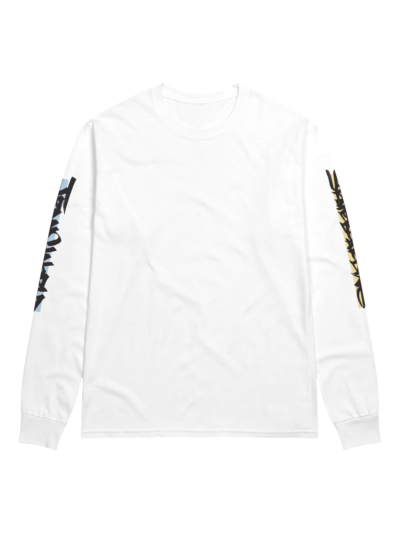 Eli Morgan Gesner Handstyle Longsleeve White T-Shirt product image (1)