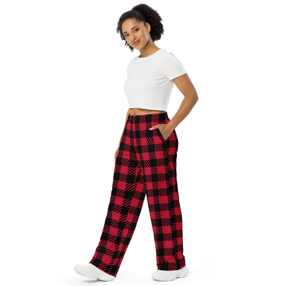 Blank & Red Wide-Leg Pants product image (11)