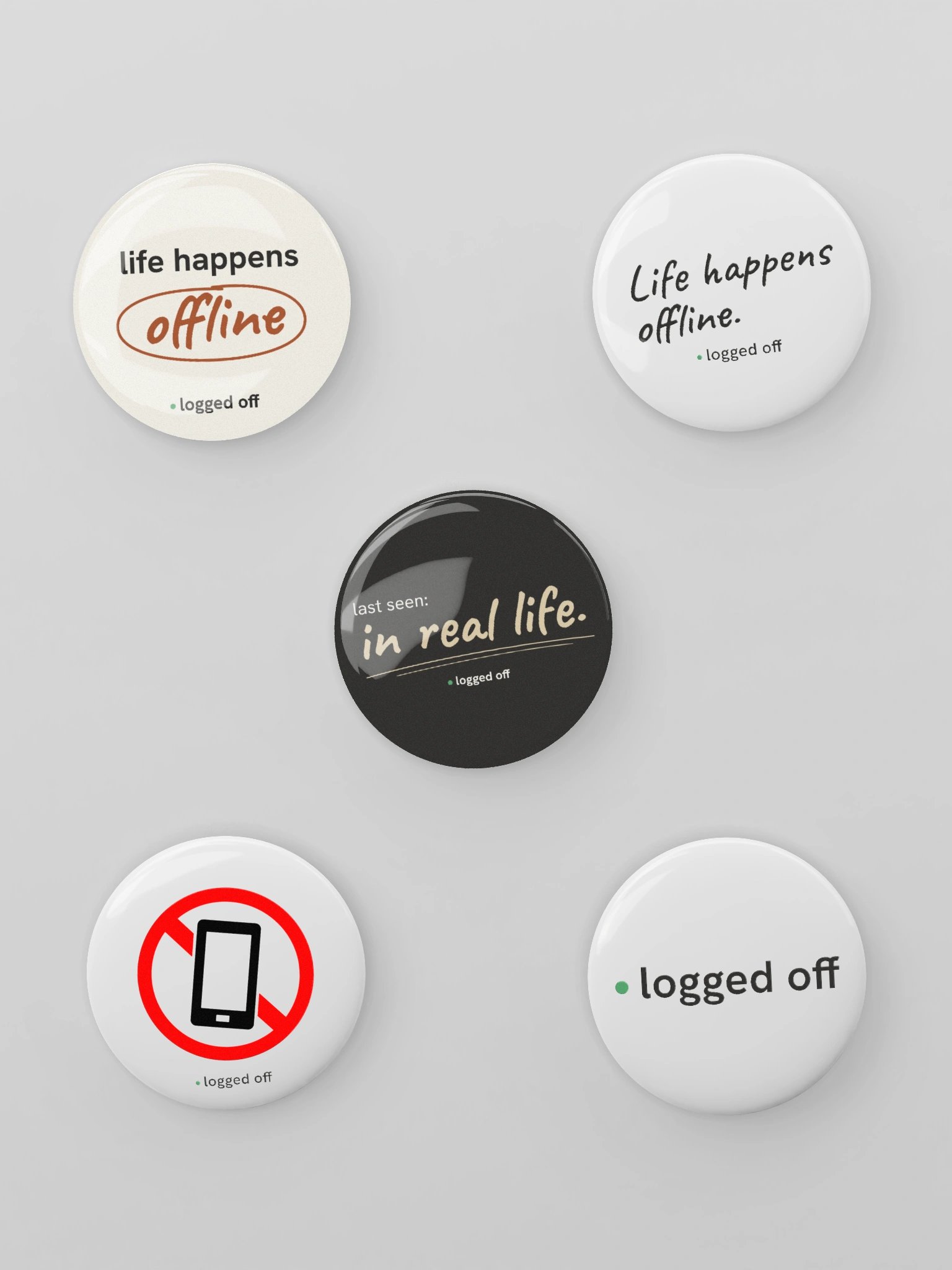 logged off pin button set product image (1)