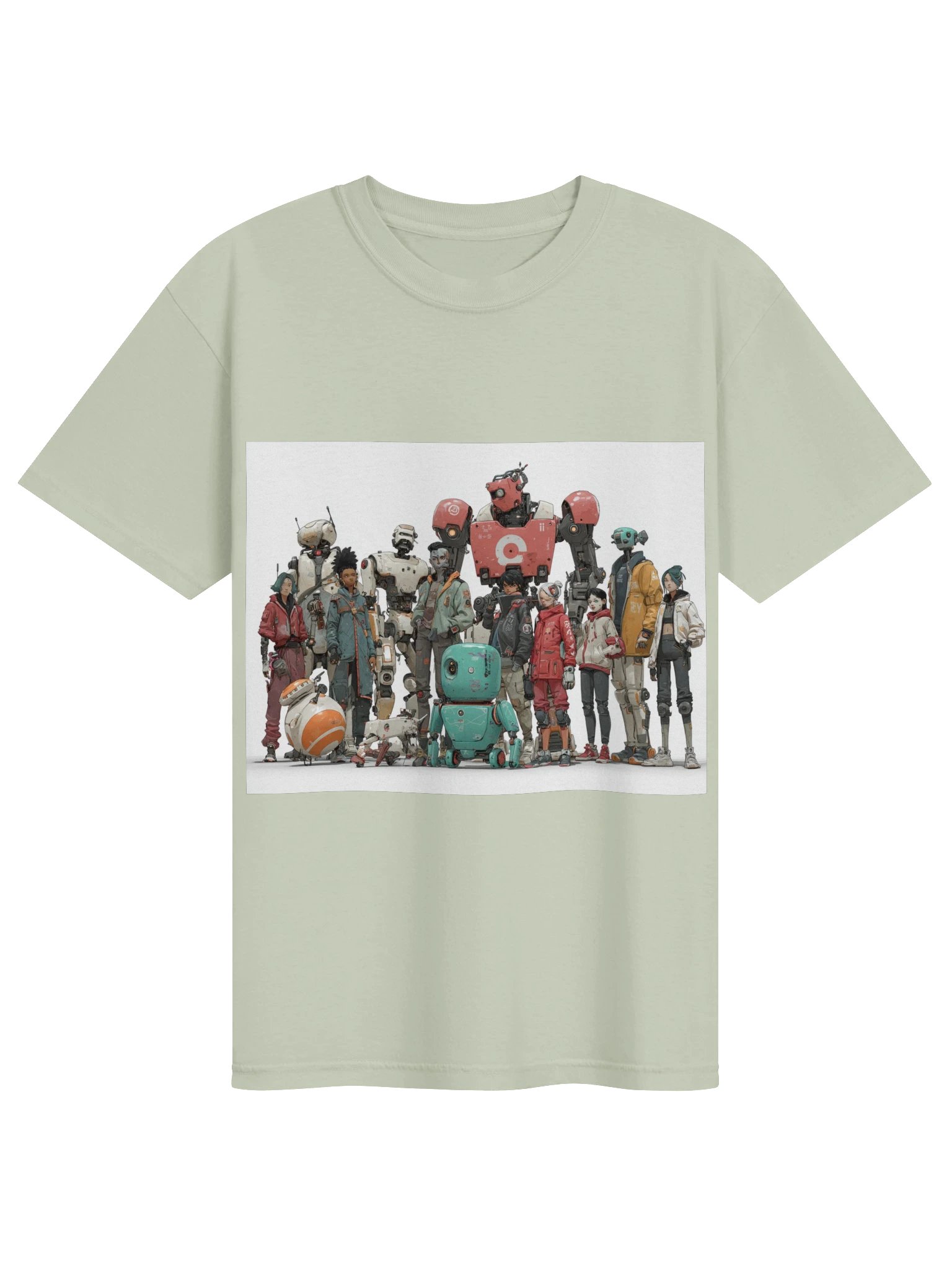 Kinetic Lab Crew Red Teal Tee product image (1)
