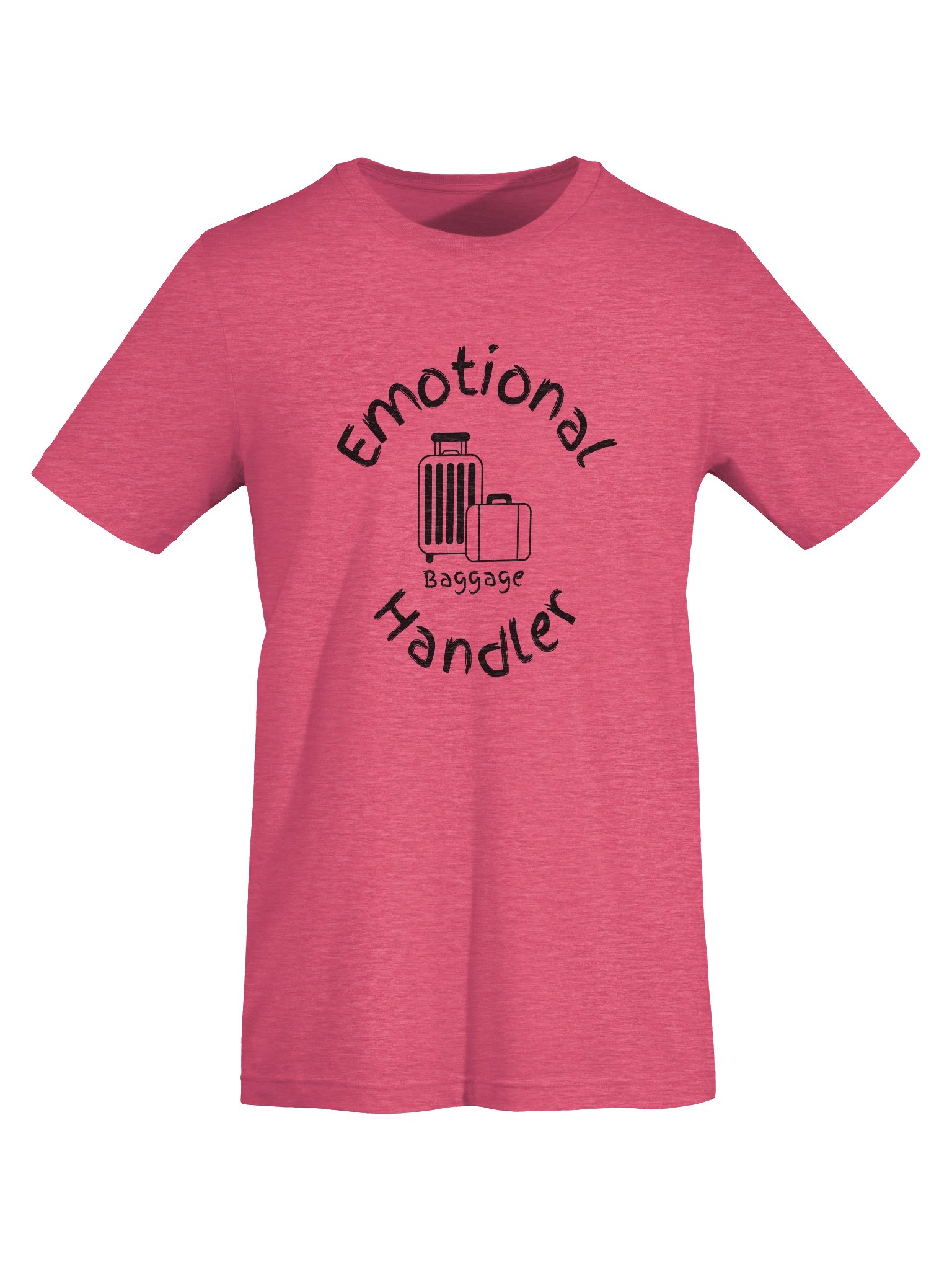 Emotional Baggage Handler T-Shirt-Black Baggage Graphic product image (3)