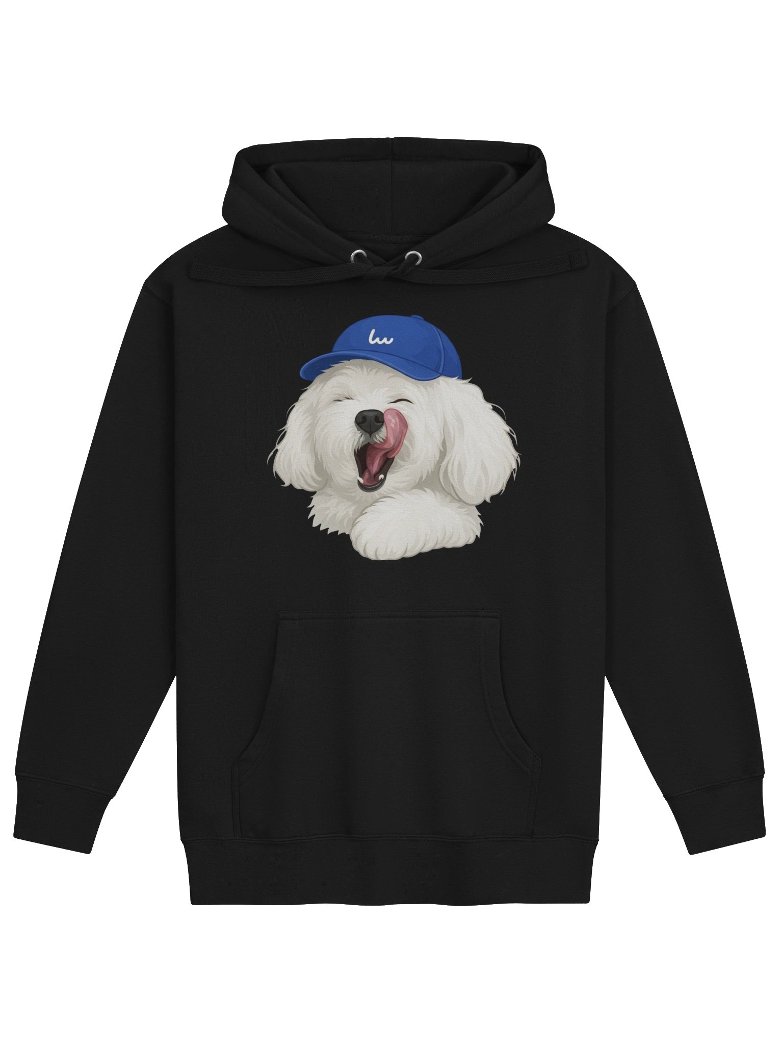 Blue Cap Pup Hoodie product image (2)