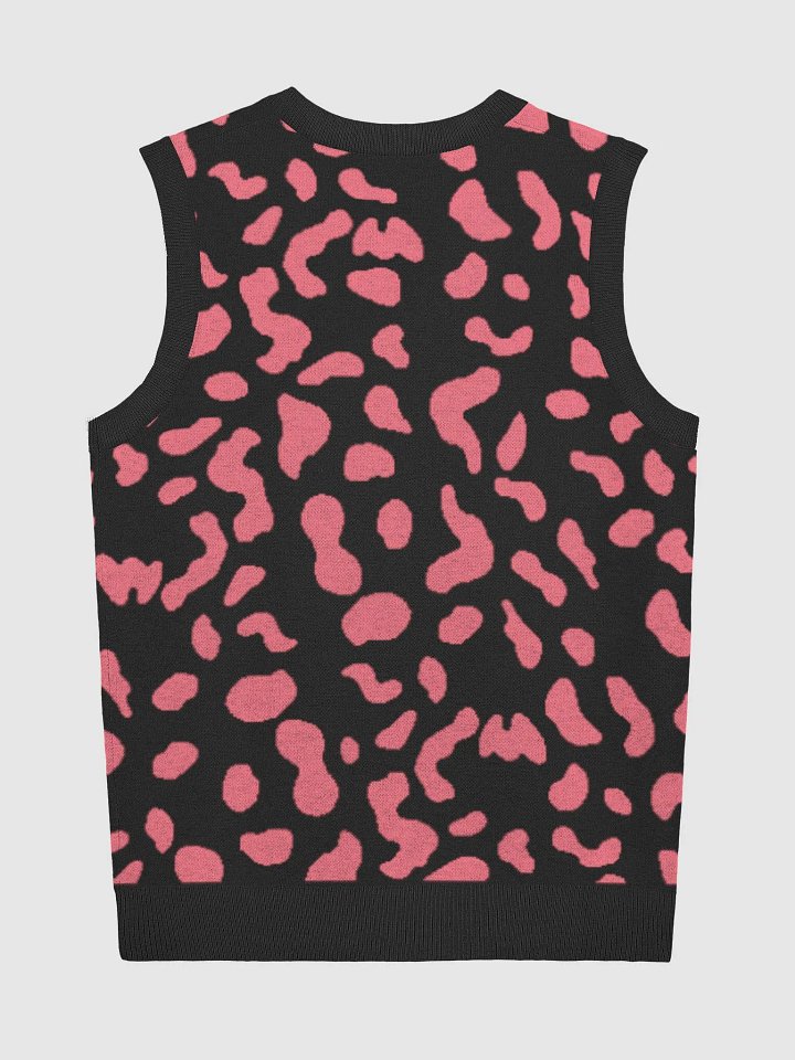 Wild Whisper Leopard Animal Print V-Neck Sweater Vest product image (6)