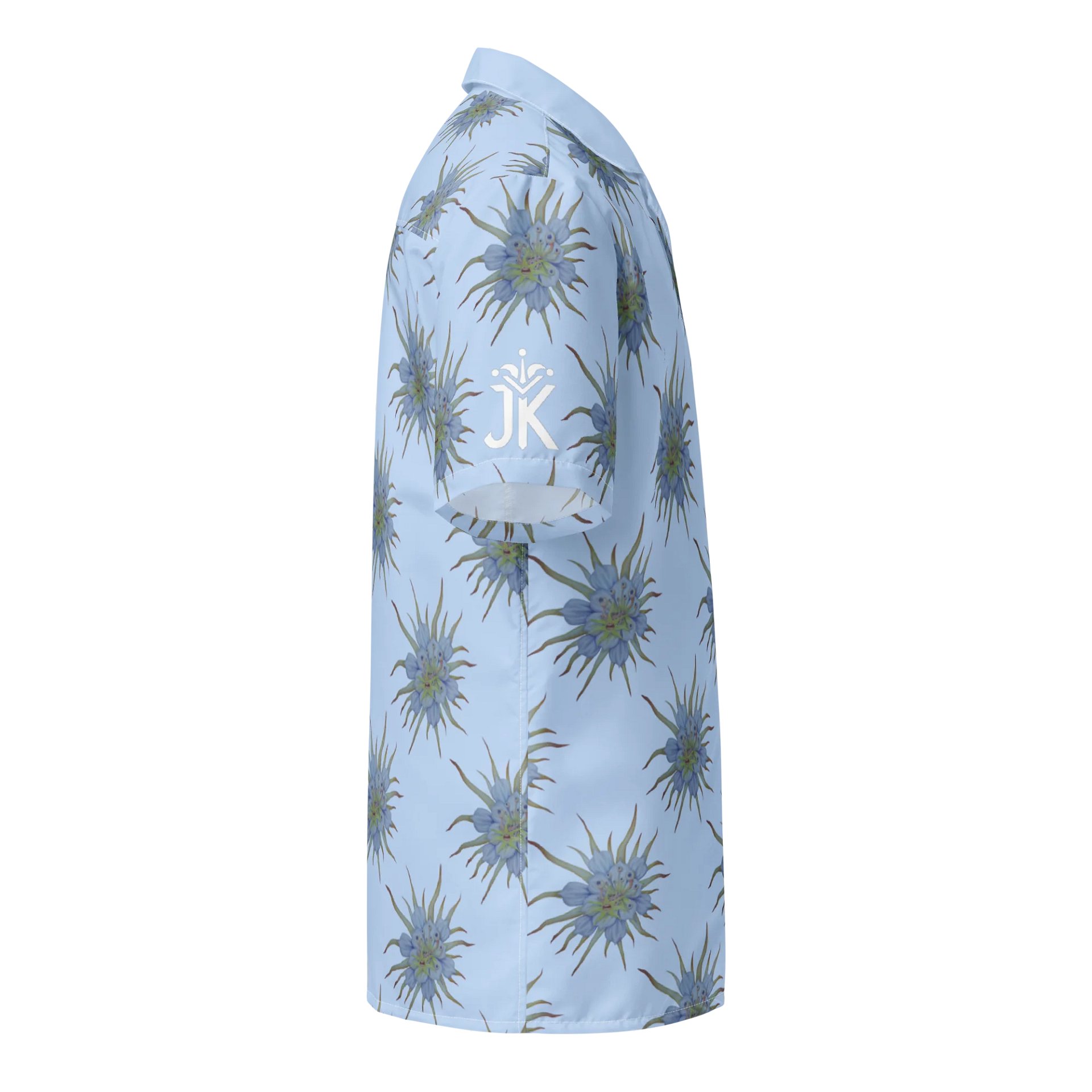 Floral Fiend Blue Hawaiian Shirt product image (4)