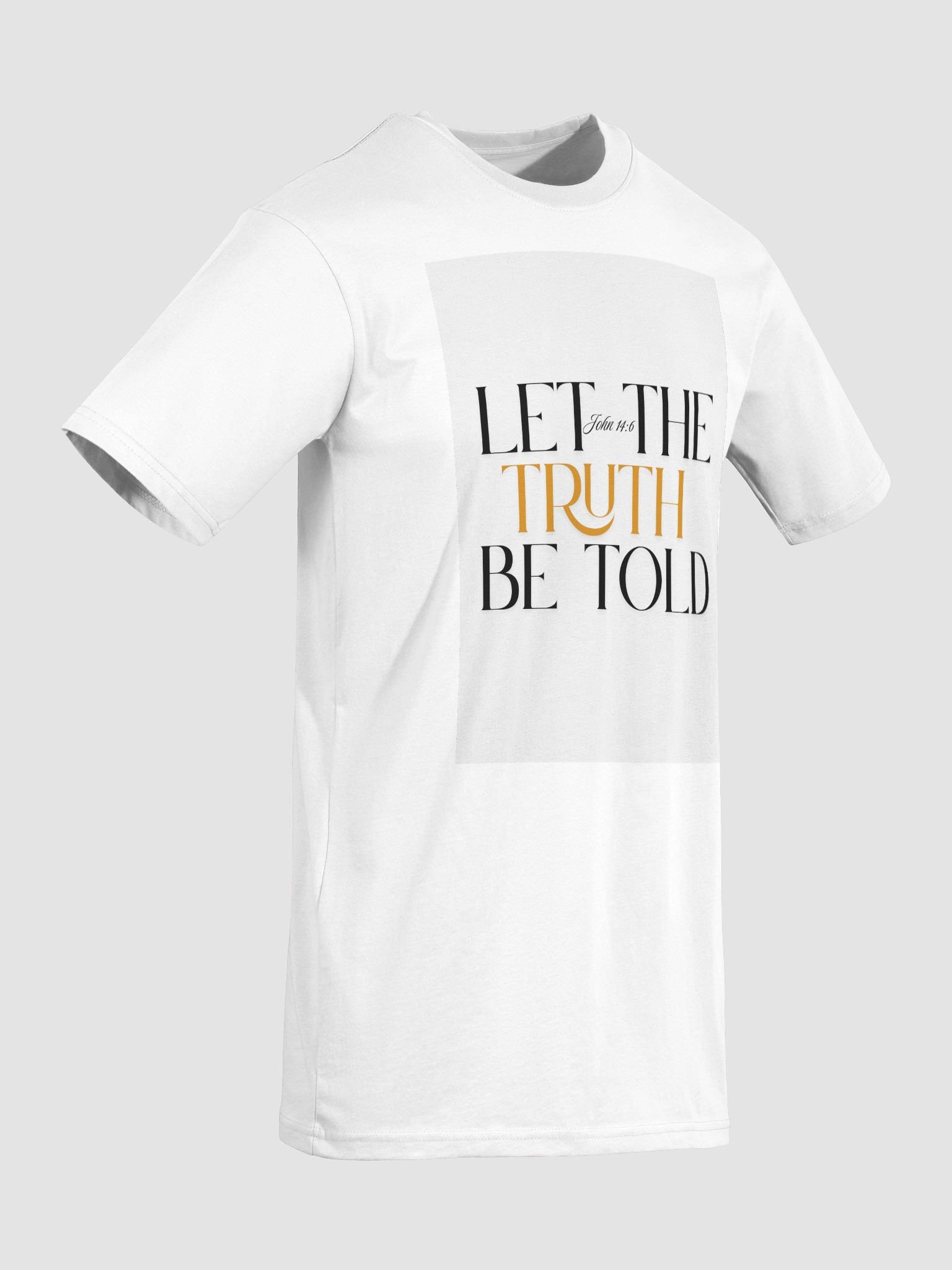 GOLD TRUTH TEE- WHITE product image (3)