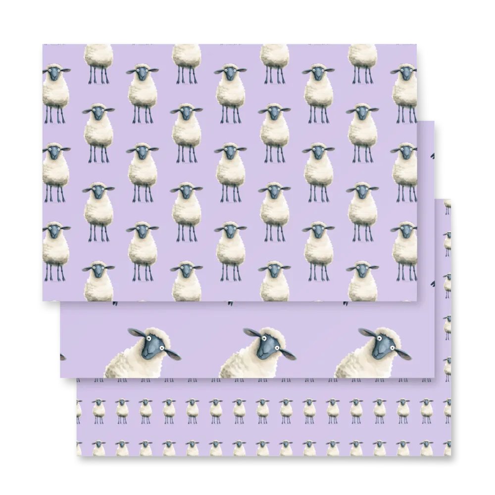 Quirky Sheep Wrapping paper product image (4)