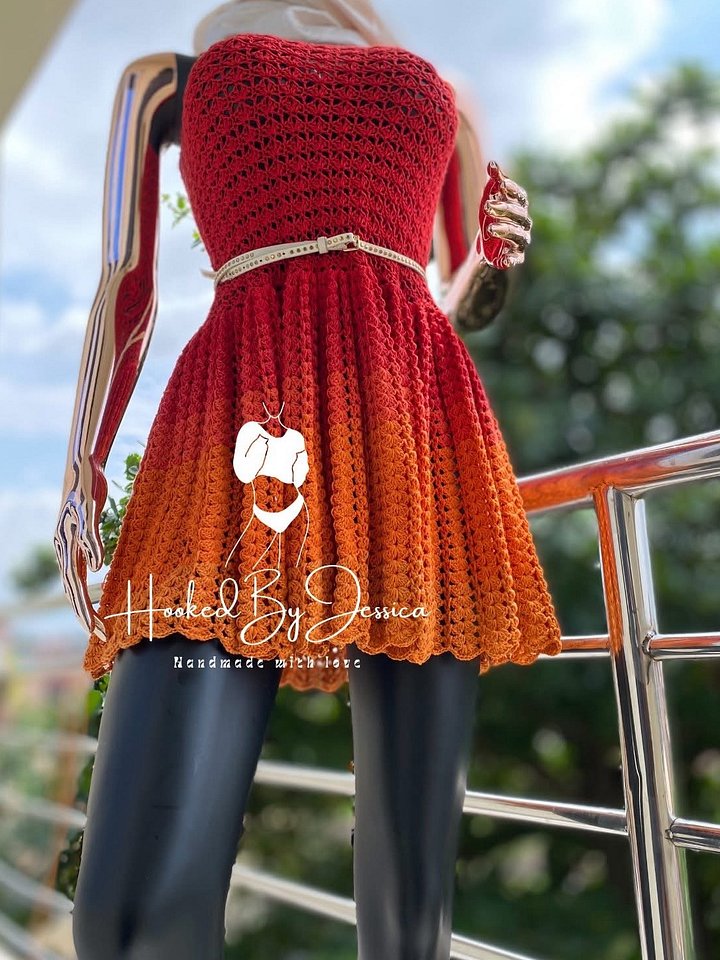 SHELLY DRESS 👗 in (SUNSET) product image (1)