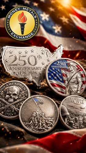 This Silver Collection Defines American Freedom 🇺🇸

This Memorial Day 2026, Money Metals honors the American heroes who gave ...
