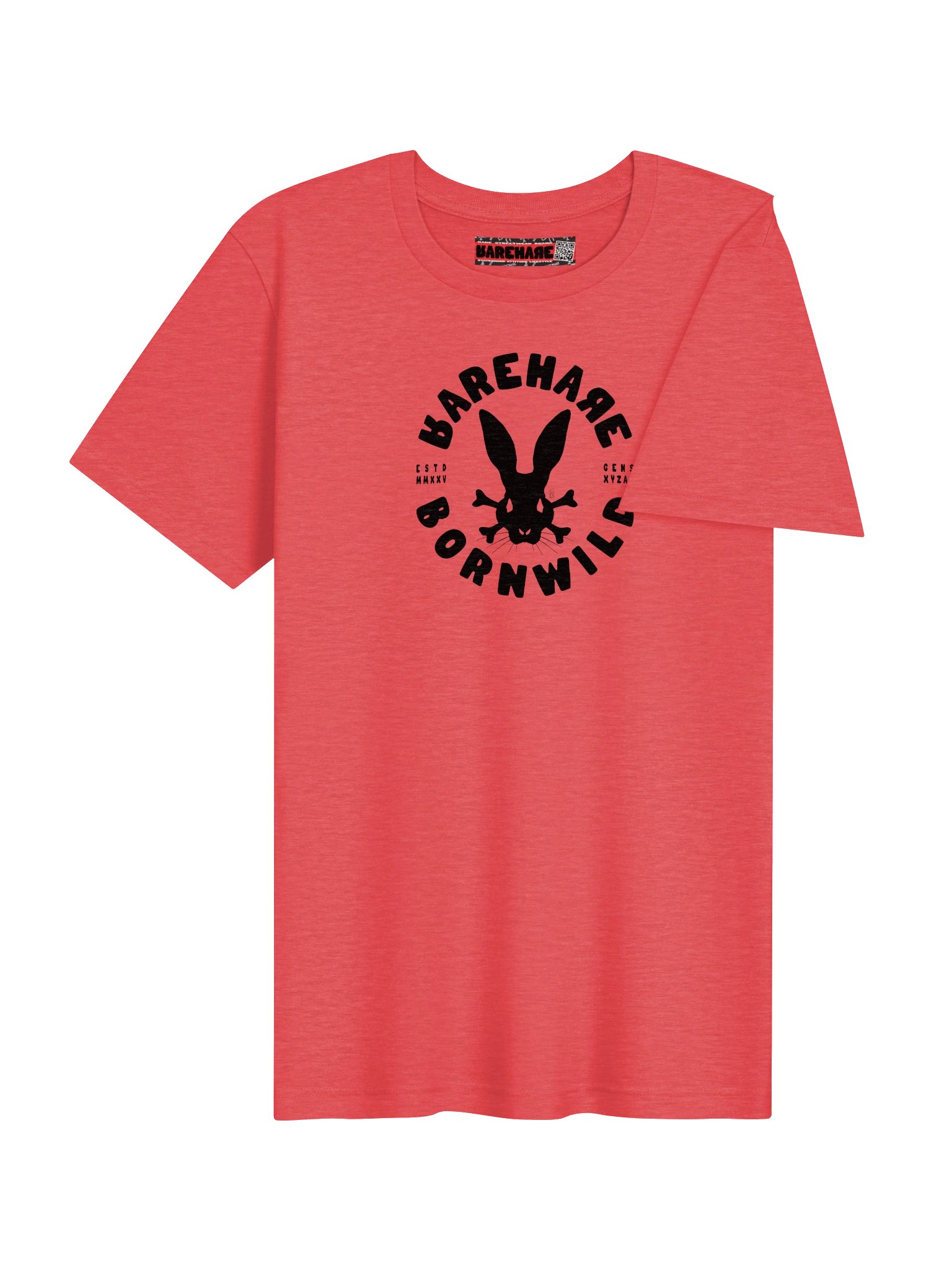 RAREHARE - BORNWILD (Black Edition) Graphic Streetwear T-Shirt product image (4)