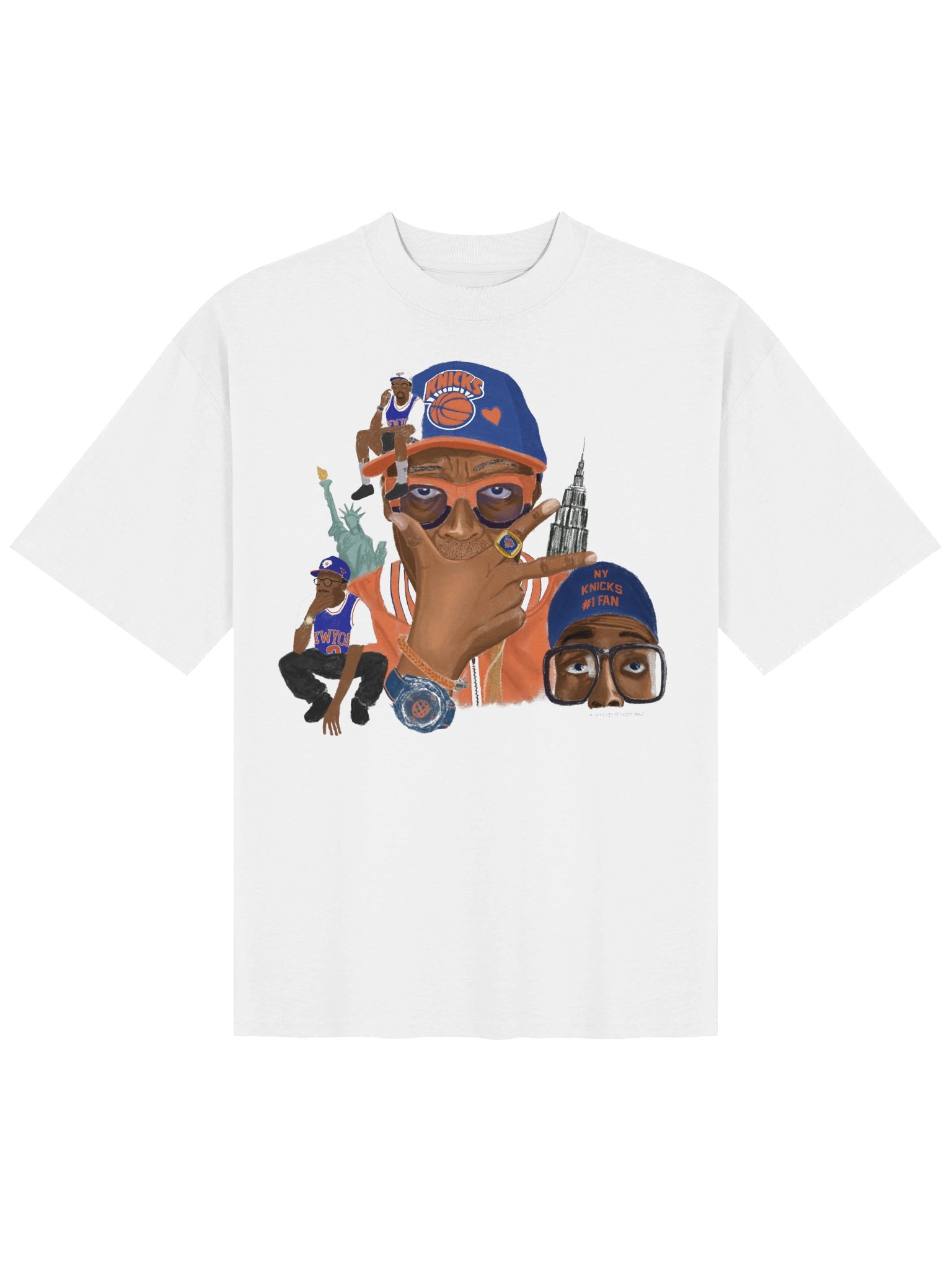 SPIKE LEE: NY KNICKS #1 FAN TEE product image (1)
