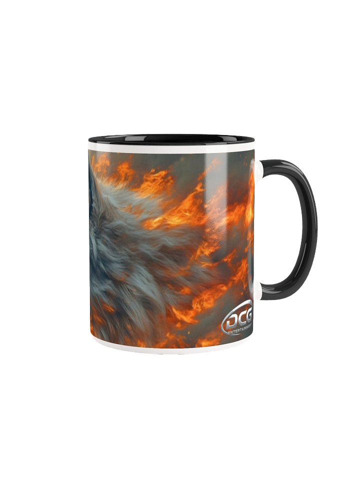 Flaming Wolf Ceramic Mug product image (5)