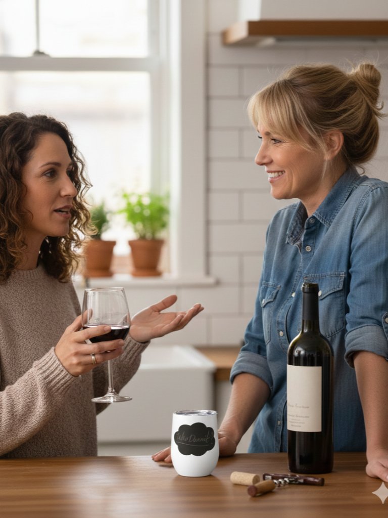Who Dunnit? Wine Tumbler product image (1)