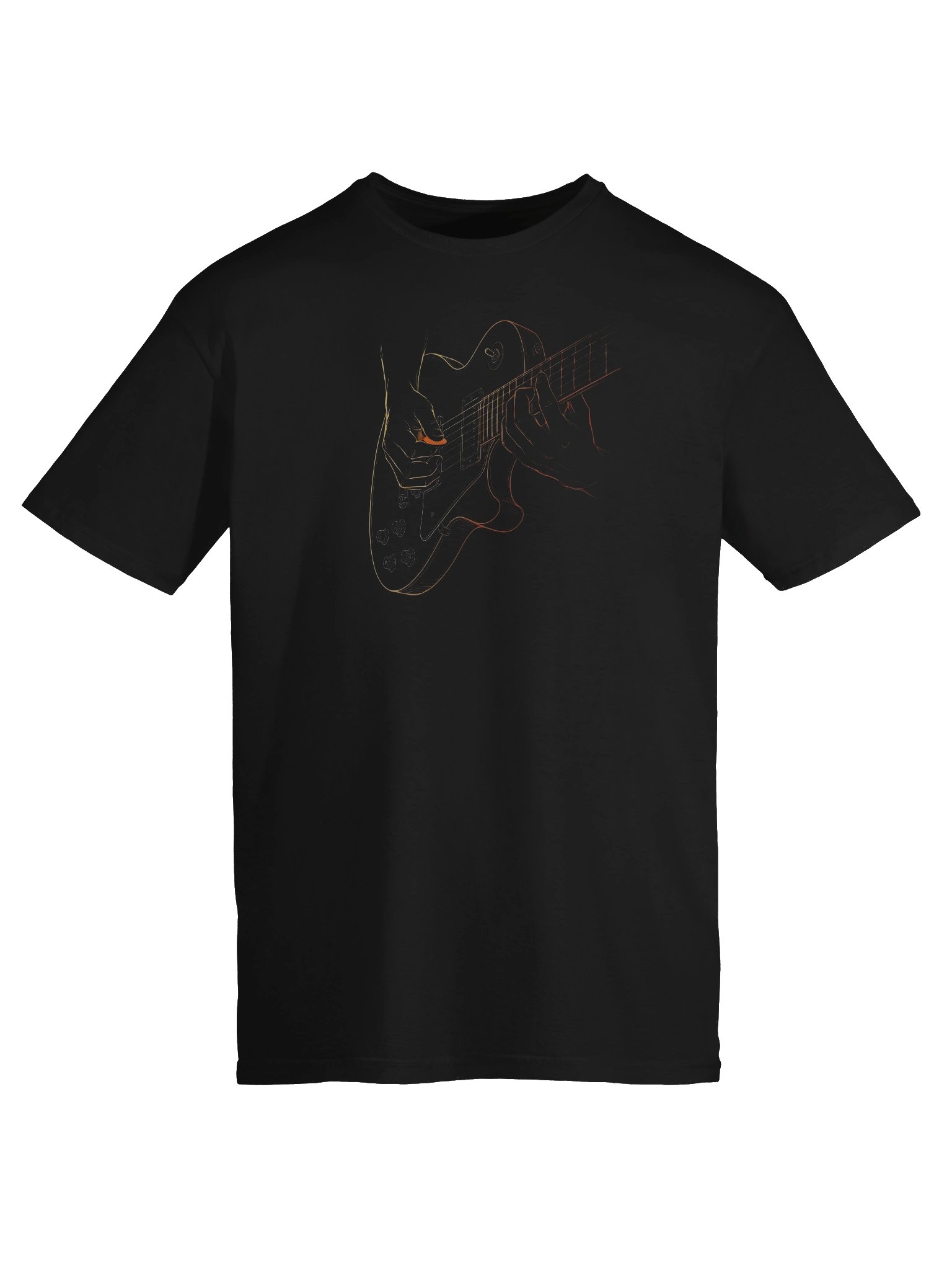 In the Strings Les Paul - Electric Guitar Line Art T-Shirt | Gift for Guitar Players product image (5)