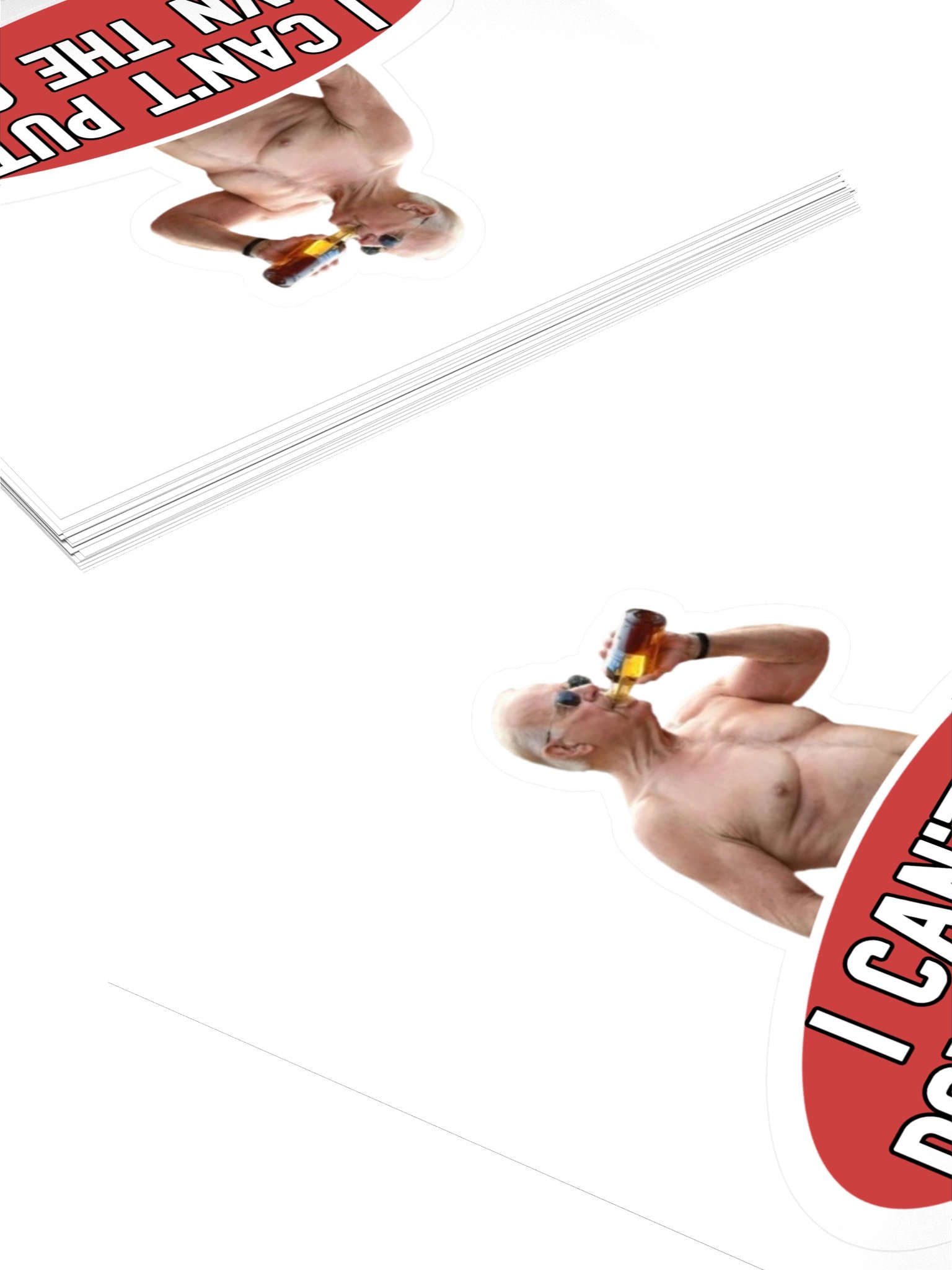 Can't Put Down the Cup Sticker product image (2)