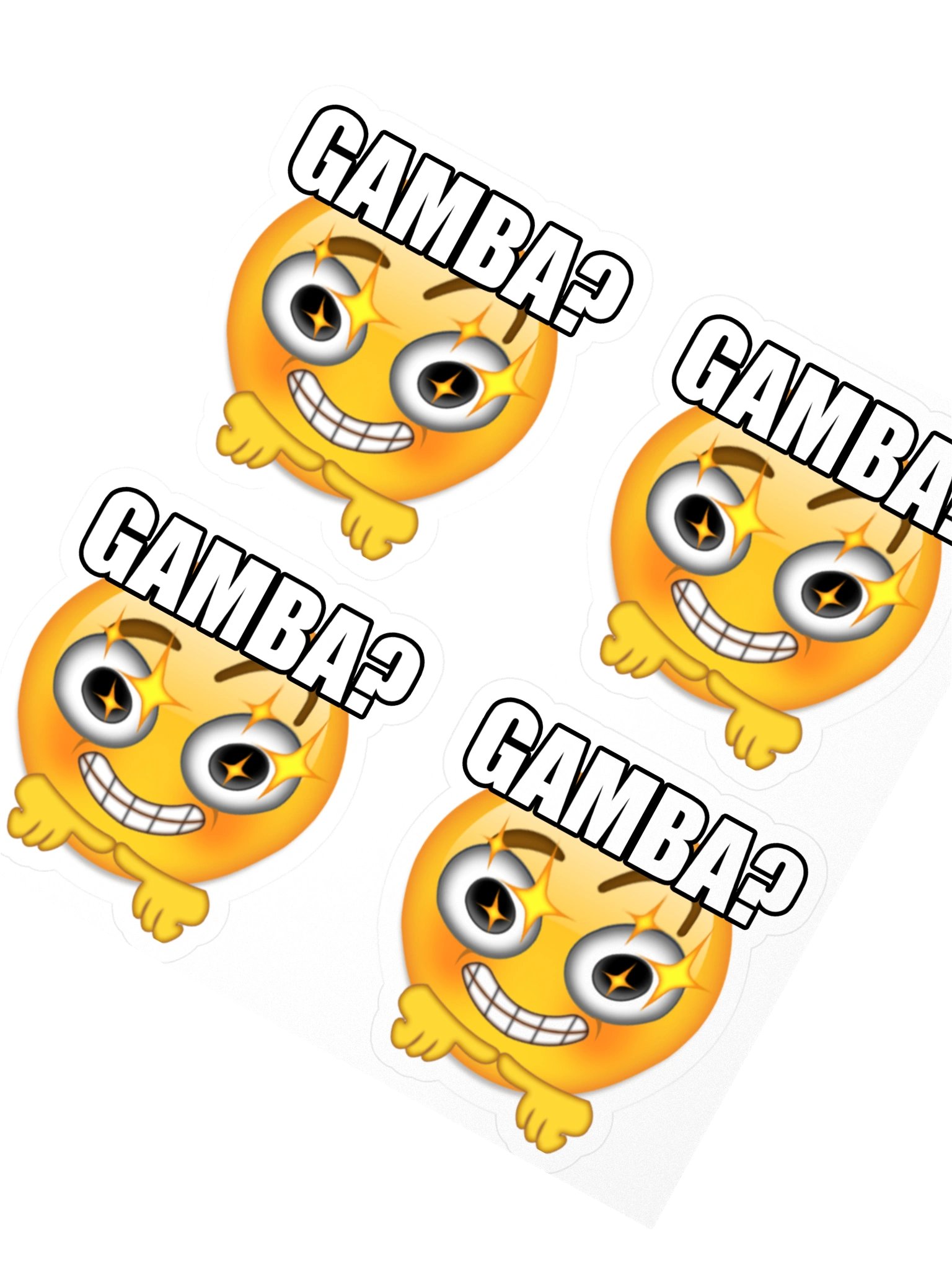 Gamba Emoji Sticker Sheet product image (2)