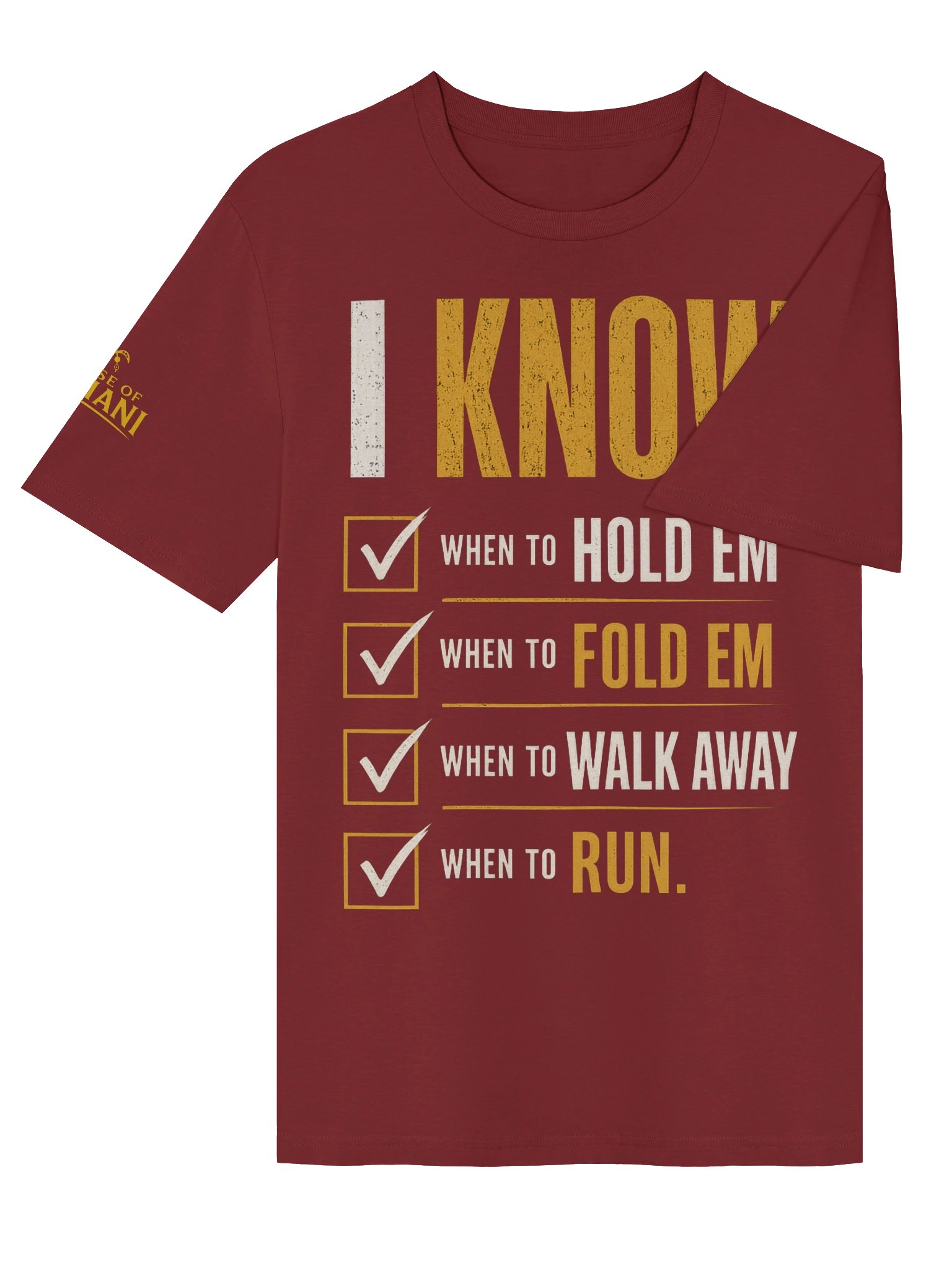 Know when to hold em Tee product image (12)