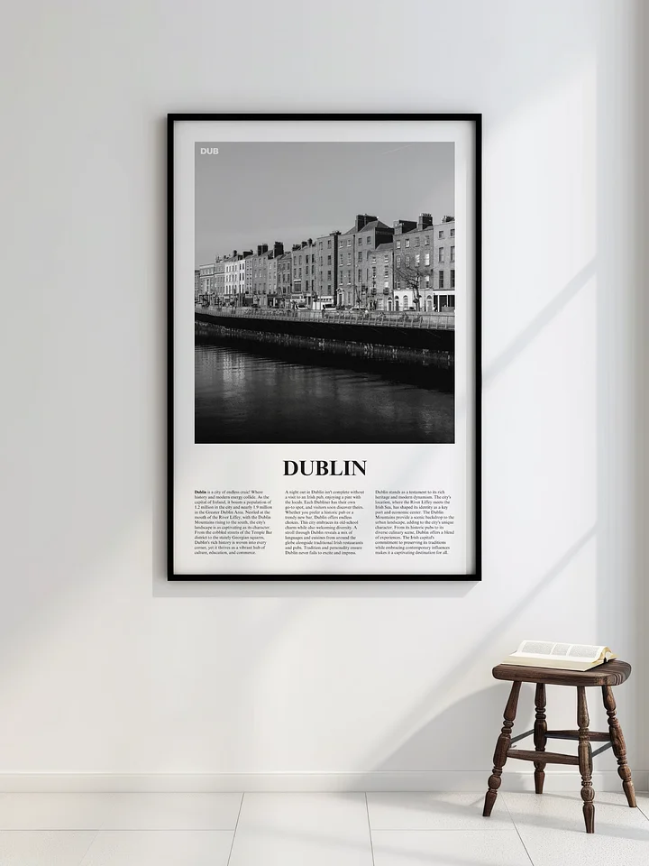 Dublin 03 Newspaper Poster | Framed product image (7)