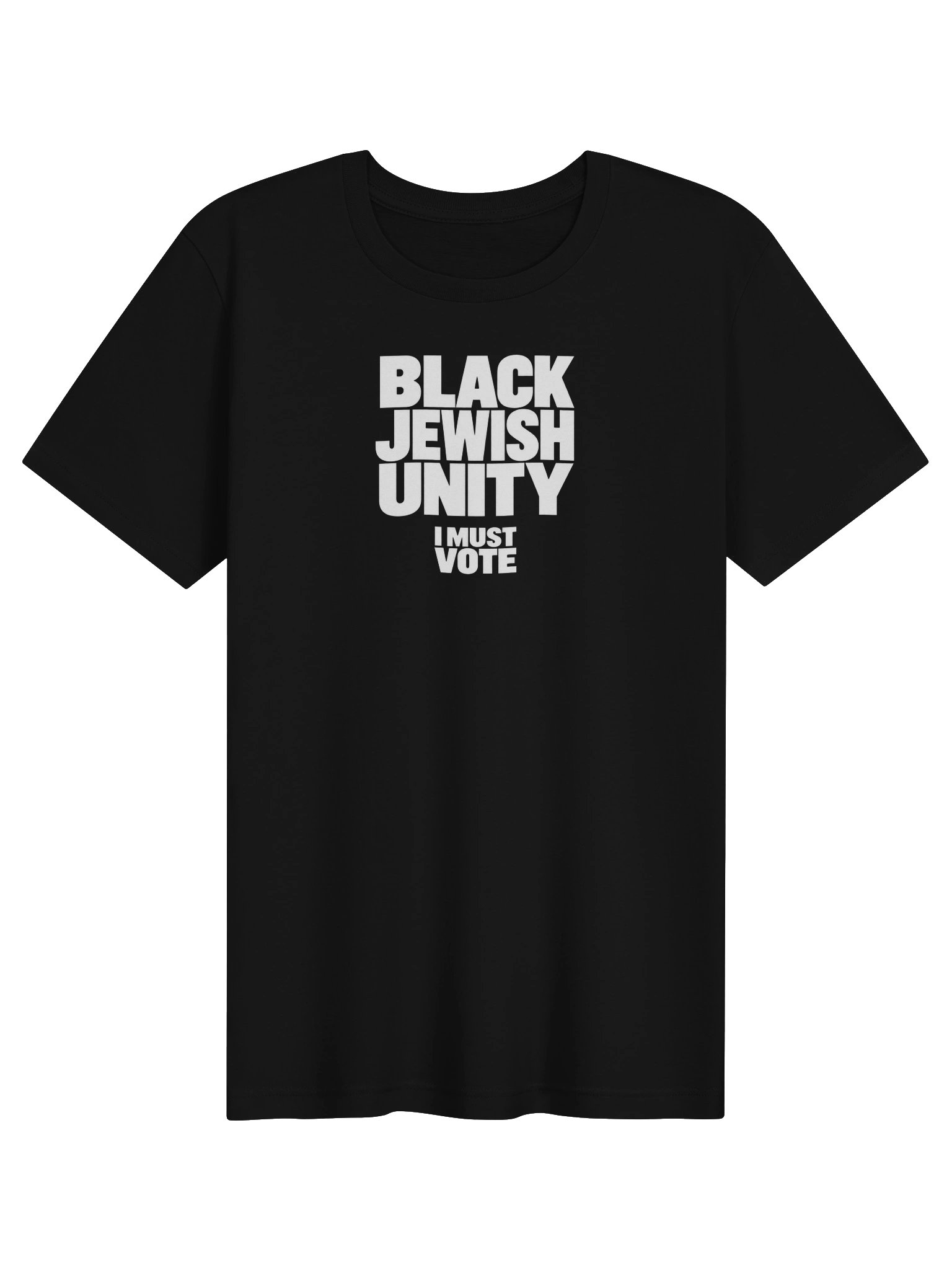 Black Jewish Unity Tee - Black product image (1)