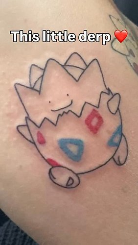 #scuffedkath #pokemon #tattoo #togepi #ditto